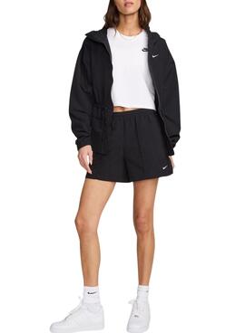 Shorts Nike Sportswear Everything Wovens noirs pour femmes.