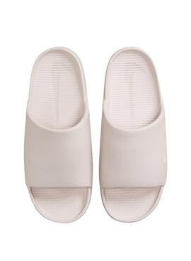 Tongs Nike Calm beige pour femme