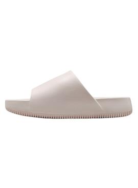 Tongs Nike Calm beige pour femme