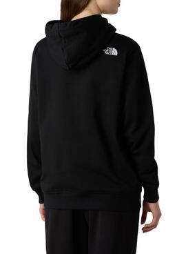 Sweat à capuche The North Face Drew Peak noir pour femme
