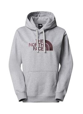 Sweat à capuche The North Face Drew Peak gris pour femme
