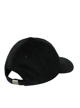 Casquette Carhartt Harlem en velours côtelé noir pour femme et homme