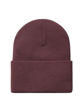 Bonnet Carhartt Watch grenat pour femme et homme