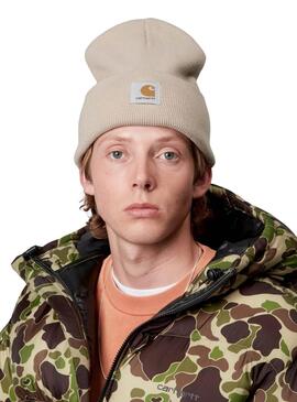 Tu gorro Carhartt Watch beige pour femmes et hommes.