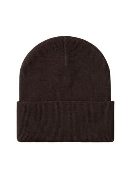 Bonnet Carhartt Watch court marron pour femme et homme.