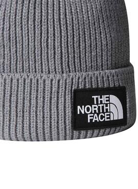 Bonnet The North Face Logo Box. Couleur gris.