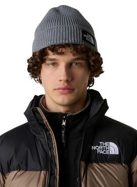 Bonnet The North Face Logo Box. Couleur gris.
