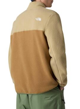 Veste polaire The North Face Yumiori Zip camel pour homme