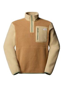 Veste polaire The North Face Yumiori Zip camel pour homme