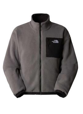 Veste polaire réversible grise pour homme The North Face Yumiori