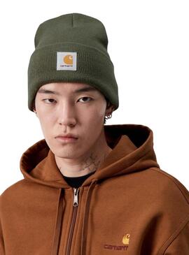 Bonnet Carhartt Watch vert pour femmes et hommes