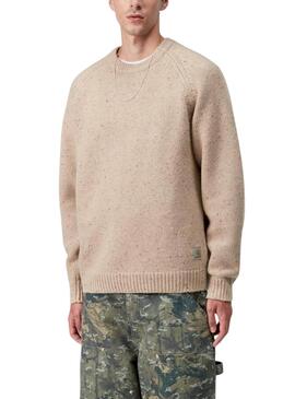 Maillot Carhartt Anglistic beige pour homme