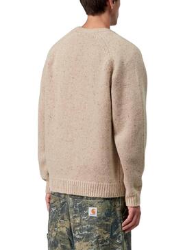 Maillot Carhartt Anglistic beige pour homme