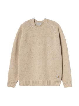 Maillot Carhartt Anglistic beige pour homme