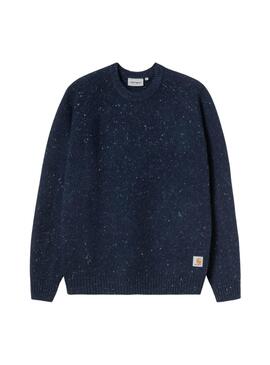 Maillot Carhartt Anglistic bleu marine pour homme