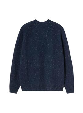 Maillot Carhartt Anglistic bleu marine pour homme