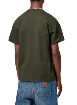 T-shirt Carhartt Chase verte pour homme