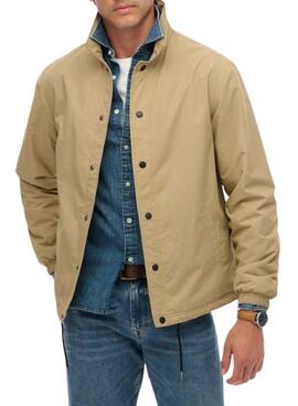 Veste Superdry Nylon Coach camel pour homme