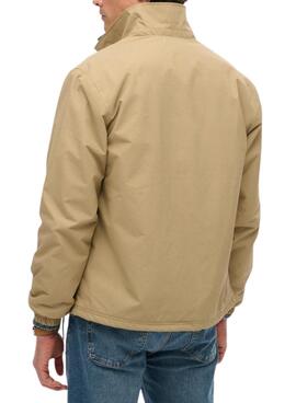Veste Superdry Nylon Coach camel pour homme