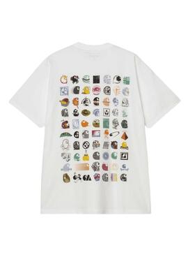 T-shirt Carhartt Logo Archive blanc pour homme