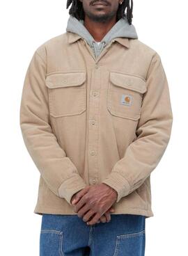 Veste chemise Carhartt Whitsome beige pour homme