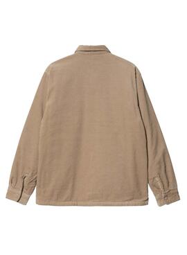 Veste chemise Carhartt Whitsome beige pour homme