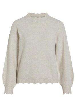 Maillot Vila Vinikolina beige pour femme