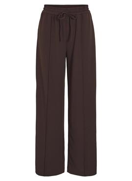 Pantalon Vila Viclua marron pour femme