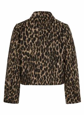 Veste Vila Visimba imprimé léopard pour femme