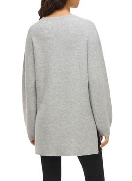 Maillot Vila Vilassia gris pour femme