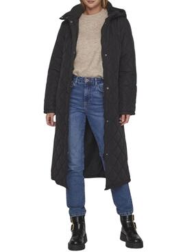 Manteau matelassé Vila Vikante Quilted noir pour femme