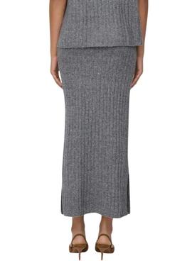 Jupe Only Jeanett grise pour femme