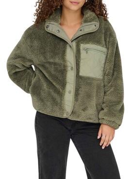 Veste Only Contact verte pour femme