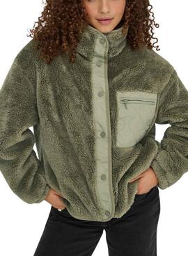 Veste Only Contact verte pour femme