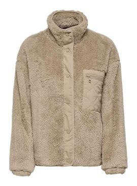 Veste beige pour femme Only Contact