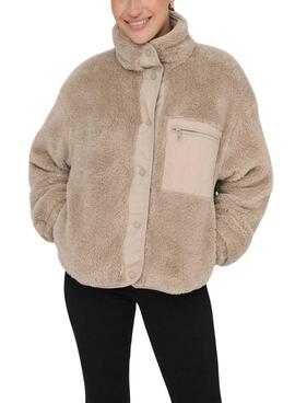 Veste beige pour femme Only Contact