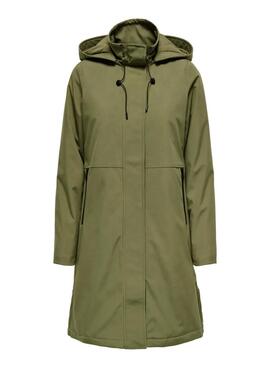 Parka Only Kara verte pour femme