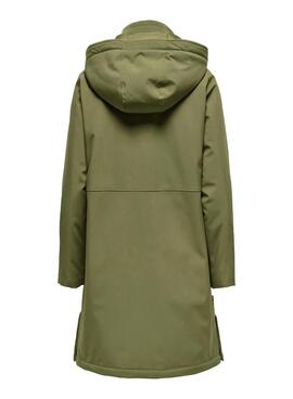 Parka Only Kara verte pour femme