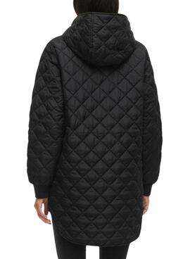 Manteau matelassé noir Vila Vitate pour femme