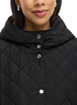 Manteau matelassé noir Vila Vitate pour femme