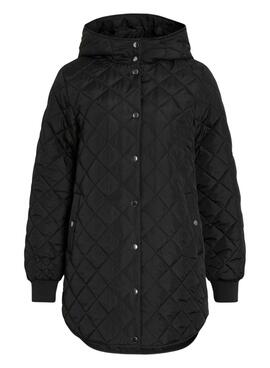 Manteau matelassé noir Vila Vitate pour femme