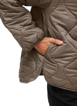Veste matelassée grise pour femme de Vila Vidune.