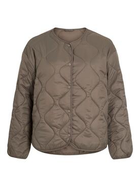 Veste matelassée grise pour femme de Vila Vidune.