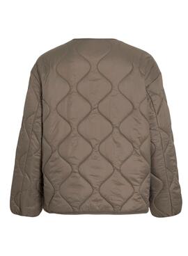 Veste matelassée grise pour femme de Vila Vidune.