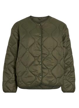 Veste matelassée verte pour femme de Vila Vidune