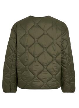Veste matelassée verte pour femme de Vila Vidune