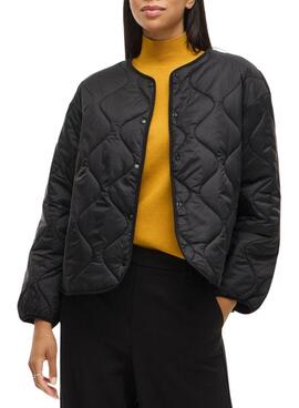 Veste matelassée noire pour femme de Vila Vidune