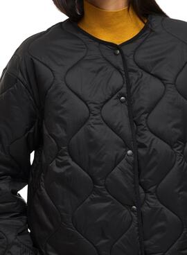 Veste matelassée noire pour femme de Vila Vidune