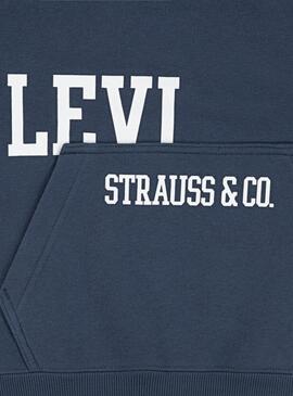 Sweat-shirt Levi's Cutoff bleu pour enfant