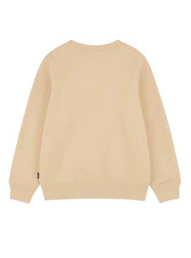 Sweatshirt Levis Batwing beige pour enfant